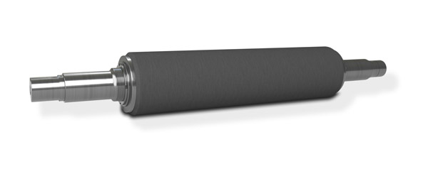 Perspective view of the NCCM<sup>®</sup> CX-Plus chemical nonwoven roll on a metal shaft