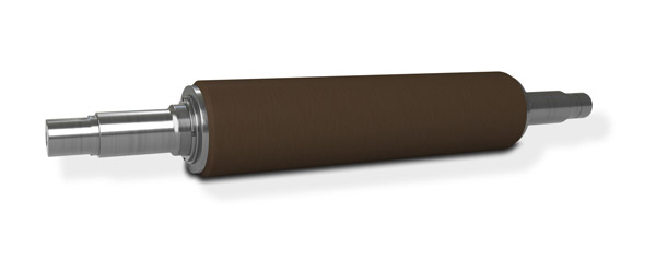 Perspective view of the NCCM<sup>®</sup> CX chemical nonwoven roll on a metal shaft