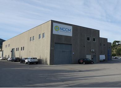 Outside view of NCCM Europe plant, service center and sales office in Spain